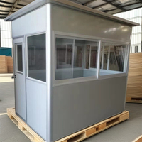 Cabine de Garde Détachable TOPPRE, Petite Cabine de Garde Mobile Extérieure, Kiosque Portable Démontable pour Vente