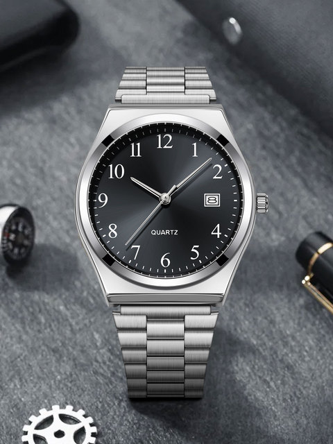 Tomi Luckyfox L107 Custom Factory Price Men's Quartz Watch High Quality Simple Luxury Stainless Steel Band Fashion Male Watches