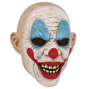 Masque de clown effrayant en latex naturel d'usine d'origine, costumes de fête cosplay, masques d'<span class=keywords><strong>Halloween</strong></span> 3D réalistes pour le visage entier - Product Image 4