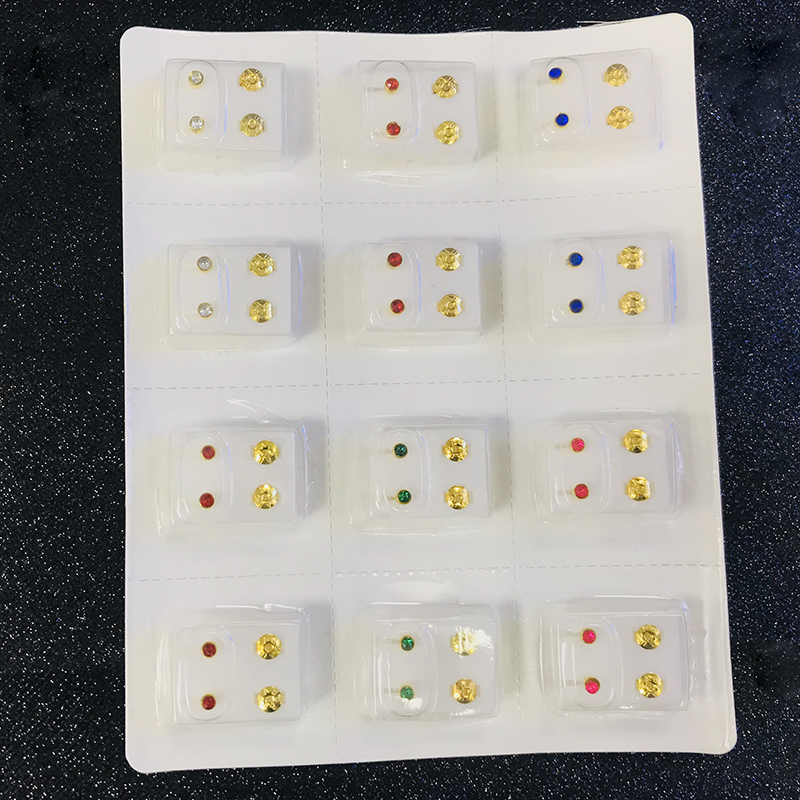 Красивые акриловые бриллиантовые серьги BL для пистолета для пирсинга