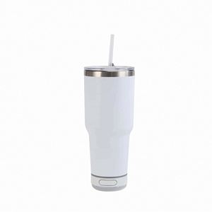 Custom Double Wall Stainless Steel <b>Coffee</b> Mug With Bluetooth - Product Image 2