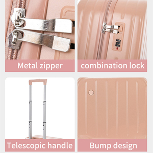 <span class=keywords><strong>Valise</strong></span> à roulettes 2-en-1 rétro pour enfants et tout-petits, idéale pour voyager et s'asseoir, avec motif pour adolescentes - Prix avantageux - Product Image 5