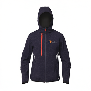 Veste Softshell Ttake bleue 2XL à capuche pour activités de plein air - Product Image 2