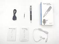 Enregistreur vocal en forme de stylo avec réduction du bruit, 128 Go, enregistrement audio