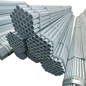 Schedule 40 High Quality 3 Inch 4 Inch Hot Dip Galvanized Round Steel Iron Pipe Price 20 Ft Galvanized Steel Pipe