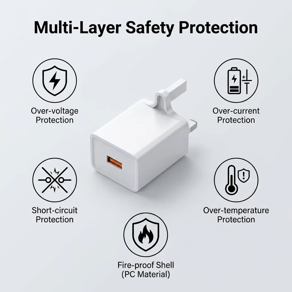 Factory Custom 5V1A EU Plug USB Wall Adapter CE Certified 5W Portable Power Charger For Household Electronics · image 4