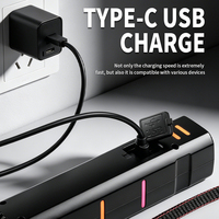 Lampe de poche d'urgence EDC pour l'extérieur, rechargeable par USB, LED, étanche IPX4, 3000mAh, lampe de travail magnétique pour le camping, l'inspection automobile