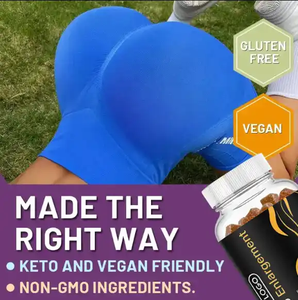 Buttock שיפור gummies bbl gummies עבור נשים חלאל סוכר חינם הירך - Product Image 5