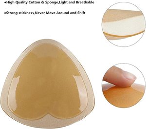 Coussinets de <span class=keywords><strong>soutien</strong></span>-<span class=keywords><strong>gorge</strong></span> auto-adhésifs ultra-fins invisibles, inserts push-up liftants réutilisables, anti-transpiration, avec étui de voyage, vente en gros pour femmes - Product Image 6
