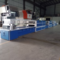 Machine de fabrication de chaussures personnalisée à double couche NIR pour le cimentage et l'assemblage de chaussures de sport sur convoyeur