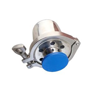 جهاز تنفس من الفولاذ المقاوم للصدأ للمنتجات الصحية، صمام تنفس صحي من طرف ثلاثي مصباح - Product Image 3