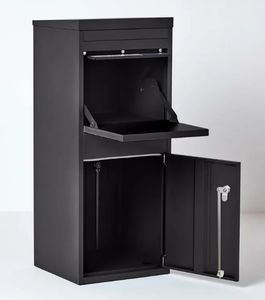 Boîtes aux lettres Boîte de dépôt de colis postale résidentielle Boîte aux lettres extérieure moderne à montage mural - Product Image 2