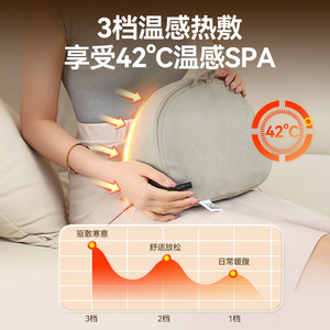 Multi Functional Massage Pillow Heating Therapy For Neck Back Waist Legs Shoulder Relief USB Powered PU Leather - Product Image 4