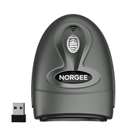 Escáner de Código de Barras Inalámbrico 3 en 1 NORGEE NG-3208R y Lector de Tarjetas de Identificación, Escaneo de 30 fps, 12 h de Escaneo Continuo, en Stock