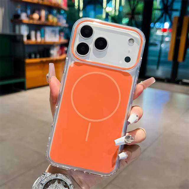 Designer Arrival Original Colors Magnetic Mobile Phone Cases for iphone 17 Pro Max Air 16 Drop Tpu PC Nano Resistant clear Ring