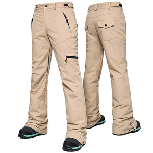 Maßgeschneiderte Herren Winter-Ski-Cargohose Schwarz Skibekleidung Damen Schneeanzug Winterhose Schneebekleidungs-Set - Product Image 6