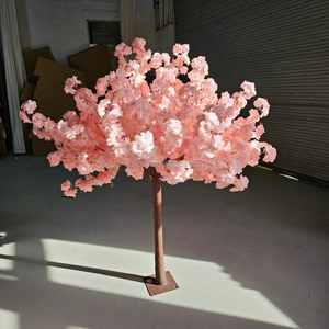 Centro de mesa artificial A100, rubor, flor de Sakura que llora, árbol, rama de flor de cerezo, árbol para decoración de centro de mesa de boda - Product Image 6