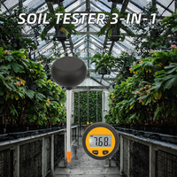 Testeur de pH numérique intelligent PH328 3-en-1 avec mesure de la température et de l'humidité, en ABS, pour usage agricole et en verger, OEM