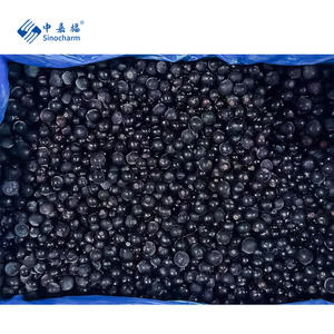 Sinocharm Produit 4 étoiles HACCP Dia>10mm IQF Fruits <span class=keywords><strong>Prix</strong></span> d'usine Brix-12 10kg Gros Raisins Noirs Entiers Surgelés en Vrac pour Boissons - Product Image 4