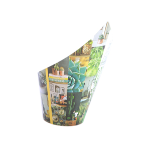 Custom decorative waterproof plastic sleeves for plants pots/wrap for plants pots