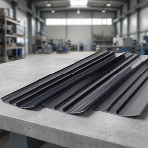 Customized Black PVC/ABS <b>Plastic</b> Skirting <b>Strip</b> Hospital Use Eco-Friendly Durable Extruded Profiles Modern Design Factory Price - Product Image 3