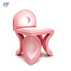 Chaise de salle à manger moderne en fibre de verre italienne, écologique, imperméable, pour chambre, salon, appartement, mobilier de maison - Product Image 6