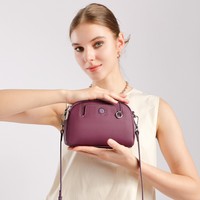 Sac à main en cuir véritable pour femme, nouvelle collection 2026, mini porte-monnaie en cuir de vachette pleine fleur, sac polyvalent pour maman, à porter à l'épaule ou en bandoulière