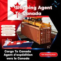 Agente de envío Canadá Flete marítimo Montréal-Trudeau Aeropuerto internacional Ferrocarril Express Dhl Envío puerta a puerta