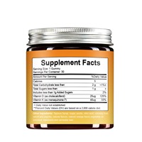Gummies de Vitamine D3 K2 25mcg D3 40mcg K2 Saveur Pêche Naturelle Végétaliennes à Croquer 30 Unités Complément Alimentaire