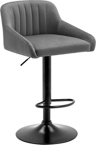 Thiết Kế Hiện Đại Truy Cập Chiều Cao Xoay Có Thể Điều Chỉnh Kim Loại Cơ Sở Ăn Ghế Thanh Phân Cho Khách Sạn Phòng Khách - Product Image 2