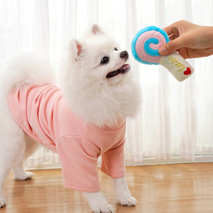 Fornitori di giocattoli per animali domestici eco-friendly giocattoli per animali domestici carini a forma di lecca-lecca di peluche giocattolo personalizzato - Product Image 6