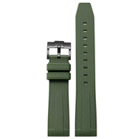Bracelet de montre en silicone de remplacement avec boucle en acier inoxydable pour Swatch MoonSwatch, pour IWC, pour LONGINES, pour montres intelligentes Garmin