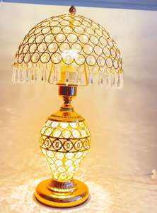 مصباح قراءة كريستالي مجوف فاخر بتصميم إبداعي، طراز أوروبي حديث بسيط، مصباح مكتبي لغرفة النوم، مصباح طاولة بجانب السرير - Product Image 2