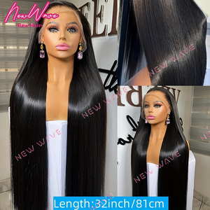 Parrucca Vietnamita Originale in Capelli Vergini Lisci, Parrucca Trasparente HD Frontale Senza Colla, Capelli Umani Veri Lunghi con Baby Hair - Product Image 2