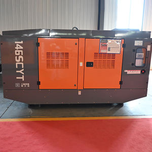 Дизельный воздушный компрессор 146SCYT-12-18G с водяным охлаждением, бесшумный, экологичный, 17/15 м/мин, портативный, стационарный - Product Image 4