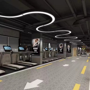 Oval Arc Curved Layout <b>Circle</b> Aluminum Profile LED Linear <b>Light</b> - Product Image 1