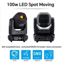Muxxdj 5 Prism 100w LED Moving Head, Luz Móvil LED de 100W con Efecto Beam y Spot, Luces para Escenarios de Conciertos