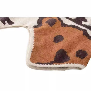 Pull en tricot ample pour femme Zhan Ya, col rond, manches longues, épaisseur moyenne, anti-boulochage, style automne-hiver - Product Image 3