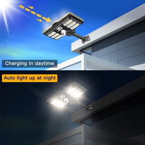 Farola Solar Todo en Uno de 360W con Control Remoto, Impermeable IP65, para Estacionamientos, Patios e Iluminación Solar Inteligente - Product Image 2