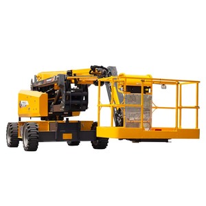 פלטפורמת עבודה בגובה גבוהה אדם להרים פלטפורמה עבודת אוויר הידראולי פלטפורמה עבודה אווירית 22 מ 'מ' דחף עצמי להרים - Product Image 1