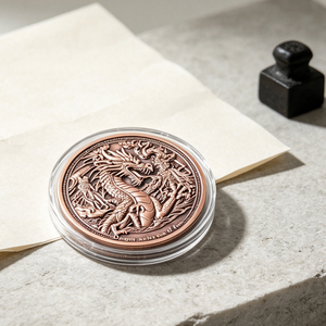 Barra de Cobre Artístico de Alta Calidad 99.9% con Grabado de 1 OZ, Lingote de Cobre en Oferta para Inversión y Colección - Product Image 1