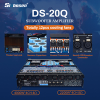 Amplificateur professionnel 4 canaux 110V 220V Power Bass Sinbosen 16000 Watt