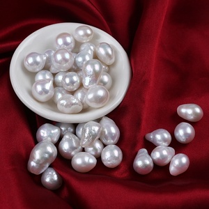 Perlas sueltas naturales de 10,5-14mm para fabricación de joyas, venta al por mayor, color blanco, Mar del Sur, Edison, Barroco - Product Image 3