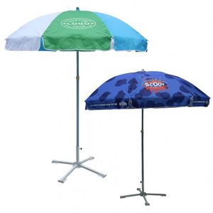 Parasols de plage personnalisés de haute qualité, imperméables, pour patio, avec impression de logo, parasol de camping - Product Image 1