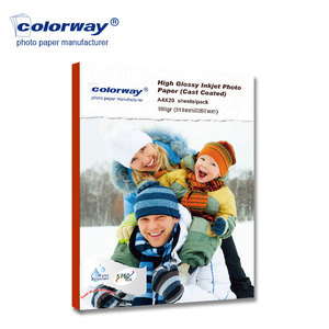 Colorway Fabrication A4 <span class=keywords><strong>A3</strong></span> 8.5 "x 11" <span class=keywords><strong>Papier</strong></span> autocollant brillant à jet d'encre <span class=keywords><strong>Papier</strong></span> autocollant autocollant personnalisé étanche de qualité transparente - Product Image 5