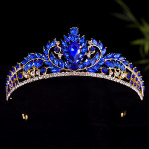 Ensemble de couronne pour enfants de dix-huit ans, bijoux pour cheveux avec strass et cristal, pour mariage, concours de beauté et cadeaux - Product Image 2