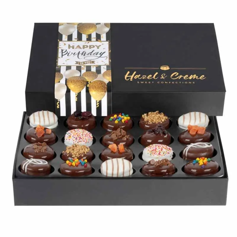 Boîte d'emballage pour bar à chocolat, petite boîte de luxe personnalisée avec plateau pour chocolat bruns noël boîtes à fraises couverts