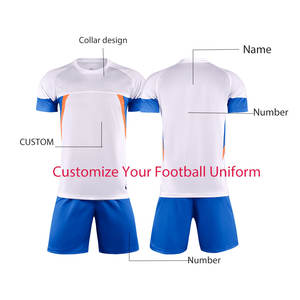 Yeni erkek spor takım futbol formaları erkek futbol üniformaları eğitim üniformaları özelleştirilmiş boş takım yüksek kalite Suit - Product Image 5