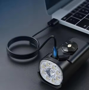 Luz Delantera <span class=keywords><strong>para</strong></span> <span class=keywords><strong>Bicicleta</strong></span>, Recargable, de Alta Luminosidad, con LED de Doble Color, <span class=keywords><strong>para</strong></span> Ciclismo Nocturno en Carretera y Montaña - Product Image 4