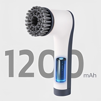 Kit de Cepillo de Limpieza Eléctrico Recargable Inalámbrico de Alta Eficiencia, Resistente al Agua, con 3 Cabezales Giratorios para Limpieza de Zapatos